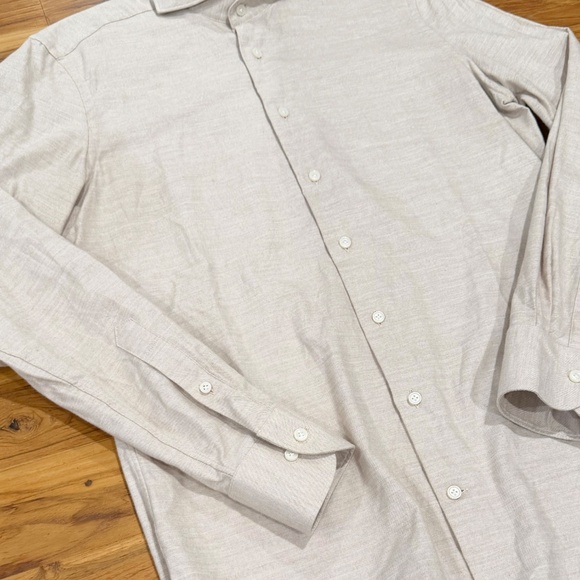 Mens Suit Supply Slim Fit Egyptian Cotton Button Down Shirt Size 37/38 14 1/2/15 - Picture 2 of 9